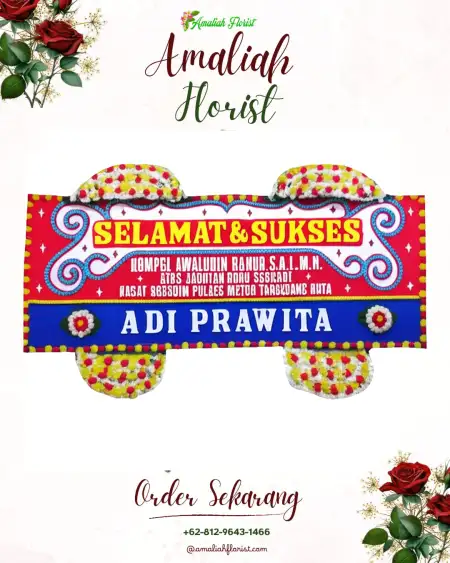 Papan Bunga Ucapan Selamat Buay Pemuka Peliung