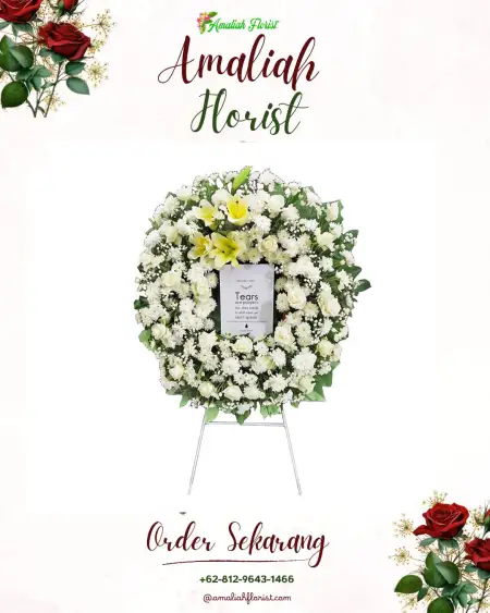 Krans Bunga Duka Buay Pemuka Peliung